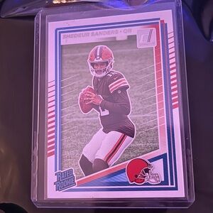 Panini Rated Rookie Trading Card - Red and Blue